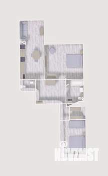 3-к квартира, посуточно, 80м2, 12/14 этаж