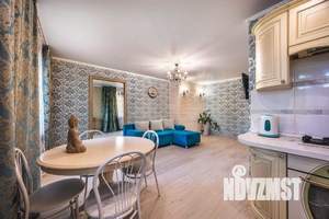 1-к квартира, посуточно, 44м2, 1/1 этаж