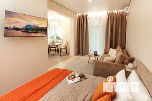 Студия квартира, посуточно, 40м2, 9/12 этаж