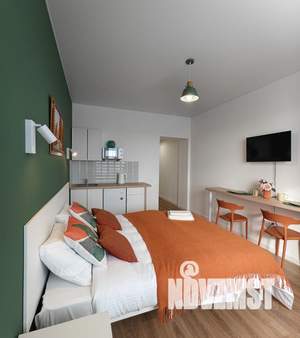 1-к квартира, посуточно, 23м2, 1/1 этаж