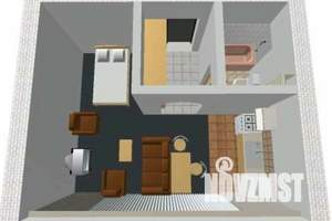 1-к квартира, посуточно, 30м2, 1/5 этаж