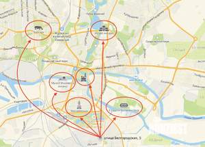 1-к квартира, посуточно, 45м2, 1/10 этаж