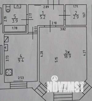 1-к квартира, на длительный срок, 40м2, 4/8 этаж