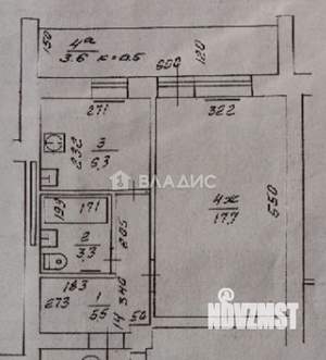 1-к квартира, на длительный срок, 37м2, 1/5 этаж