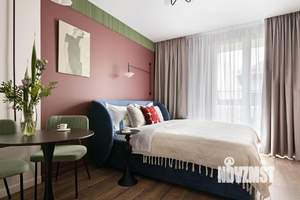 1-к квартира, посуточно, 25м2, 1/1 этаж