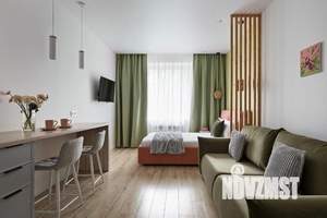 1-к квартира, посуточно, 24м2, 1/1 этаж