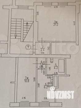 2-к квартира, на длительный срок, 46м2, 3/3 этаж