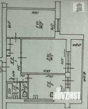 2-к квартира, на длительный срок, 47м2, 6/9 этаж