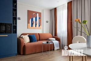 1-к квартира, посуточно, 46м2, 1/1 этаж