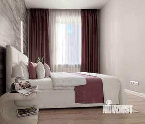 1-к квартира, посуточно, 50м2, 3/8 этаж