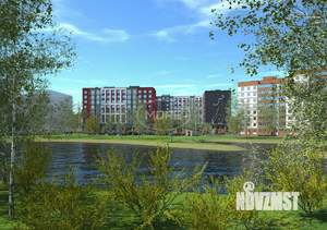 2-к квартира, строящийся дом, 55м2, 1/9 этаж