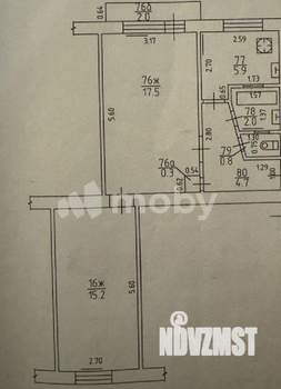 2-к квартира, вторичка, 46м2, 4/5 этаж