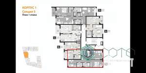 2-к квартира, вторичка, 53м2, 2/4 этаж