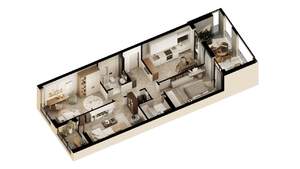 3-к квартира, вторичка, 88м2, 2/7 этаж