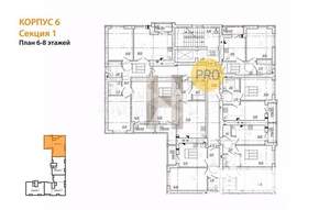 2-к квартира, вторичка, 60м2, 5/9 этаж
