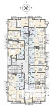 2-к квартира, сданный дом, 82м2, 3/7 этаж