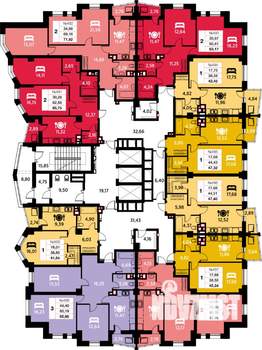 3-к квартира, вторичка, 83м2, 3/25 этаж