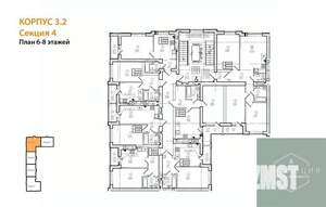 1-к квартира, вторичка, 30м2, 8/9 этаж