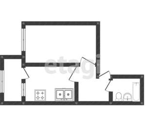 1-к квартира, вторичка, 36м2, 15/16 этаж