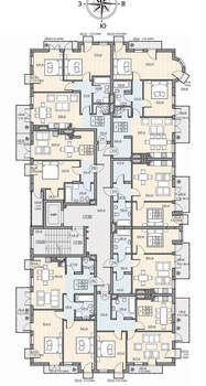 3-к квартира, вторичка, 86м2, 6/7 этаж