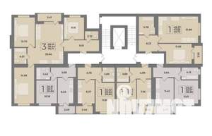 1-к квартира, строящийся дом, 29м2, 2/9 этаж