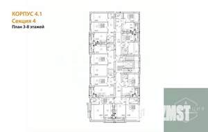 2-к квартира, вторичка, 54м2, 4/9 этаж