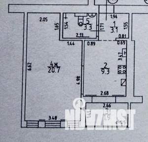1-к квартира, вторичка, 39м2, 6/6 этаж