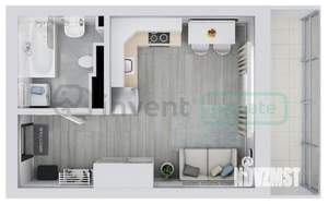 1-к квартира, вторичка, 27м2, 3/9 этаж
