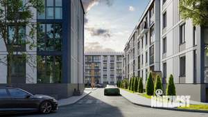 1-к квартира, строящийся дом, 37м2, 4/4 этаж