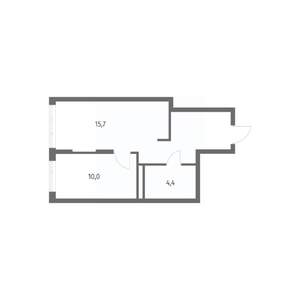 1-к квартира, вторичка, 38м2, 3/8 этаж