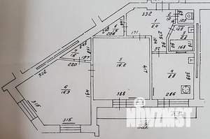 2-к квартира, вторичка, 55м2, 5/5 этаж