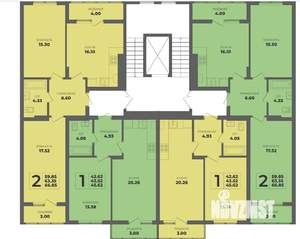 2-к квартира, вторичка, 63м2, 8/8 этаж