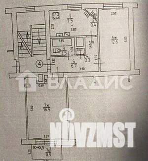 2-к квартира, вторичка, 47м2, 2/6 этаж