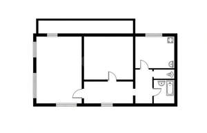2-к квартира, вторичка, 65м2, 2/9 этаж