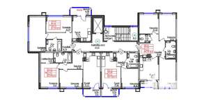 3-к квартира, строящийся дом, 75м2, 2/9 этаж