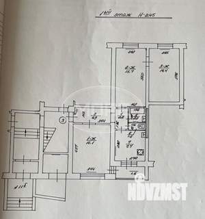 3-к квартира, вторичка, 64м2, 1/5 этаж