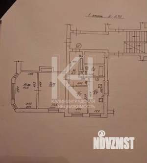 3-к квартира, вторичка, 53м2, 1/3 этаж