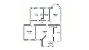 3-к квартира, вторичка, 135м2, 1/3 этаж
