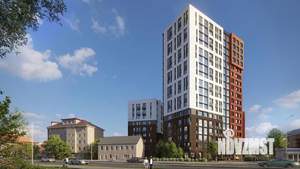 1-к квартира, строящийся дом, 30м2, 9/18 этаж