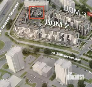 1-к квартира, вторичка, 39м2, 2/6 этаж