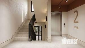 1-к квартира, строящийся дом, 40м2, 2/8 этаж