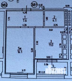 1-к квартира, вторичка, 39м2, 8/12 этаж