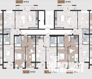 2-к квартира, строящийся дом, 80м2, 3/10 этаж