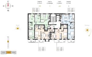 3-к квартира, строящийся дом, 85м2, 5/7 этаж