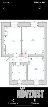 2-к квартира, вторичка, 53м2, 1/3 этаж