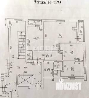 3-к квартира, вторичка, 80м2, 9/9 этаж