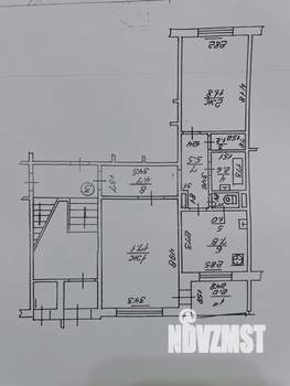 2-к квартира, вторичка, 52м2, 1/5 этаж