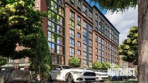 1-к квартира, строящийся дом, 46м2, 4/9 этаж