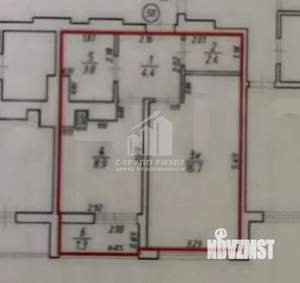 1-к квартира, вторичка, 36м2, 6/9 этаж