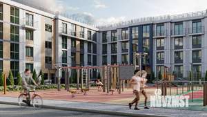 2-к квартира, строящийся дом, 56м2, 2/4 этаж